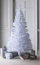 Kunstkerstboom verandert van kleur | Argos Home 5ft Glasvezel Kerstboom - Wit | 150 x 75cm
