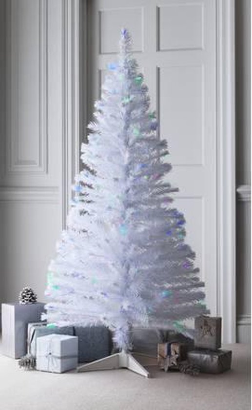 samenkomen Vooravond vaak Kunstkerstboom verandert van kleur | Argos Home 5ft Glasvezel Kerstboom -  Wit | 150 x 75cm | bol.com