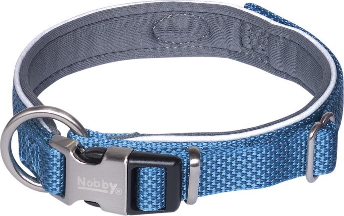 Nobby halsband classic preno royal blauw xs