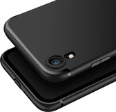 Ultradunne TPU Back cover voor Apple iPhone XR | Zwart | Mat Finish Case | Luxe Siliconen Hoesje