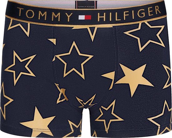 Tommy Hilfiger - Heren - Golden Star Trunk Boxershort - Blauw - XL | bol.com