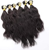 Weave Hair 600gram 2x12",2x14"en 2x16" India human hair 100%echt haar wefthair ACTIE!!