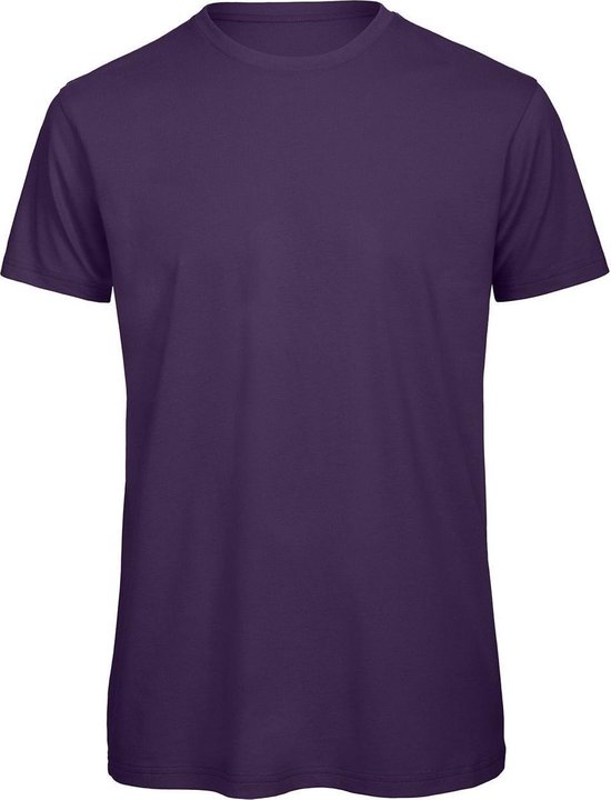 Senvi 5 pack T-Shirt -100% biologisch katoen - Kleur: Urban Paars - XL