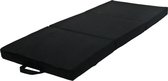 Opvouwbare matras, bed, foam 120x200x10cm - Zwarte
