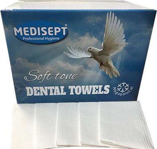 Dental Towels (Medisept) 125 stuks Wit