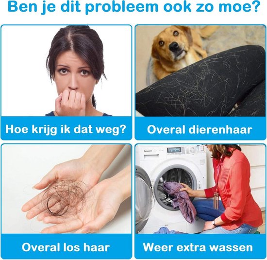 Haarverwijderaar voor huisdieren - Verwijderen van haren in de wasmachine en droger