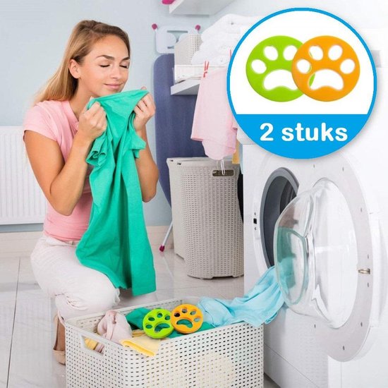 Narimano® -haarverwijderaar voor de wasmachine, herbruikbaar voor het verwijderen van haar-Wasmachine reinigingsgereedschap voor honden, katten