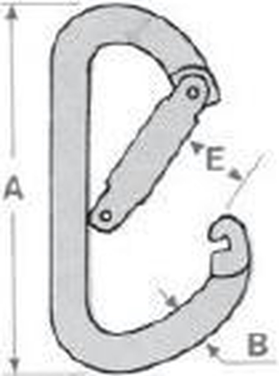 Kong Italy Asymmetrische Sluiting Zilver 8 mm