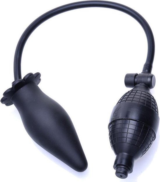 Eroticnoir Oppompbare Buttplug Unisex Anaalplug Met Pomp Anaal Ballon Voor Bol