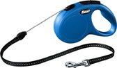 Flexi New Classic Koord - Hondenriem - Blauw - S - 5 m - (<12 kg)