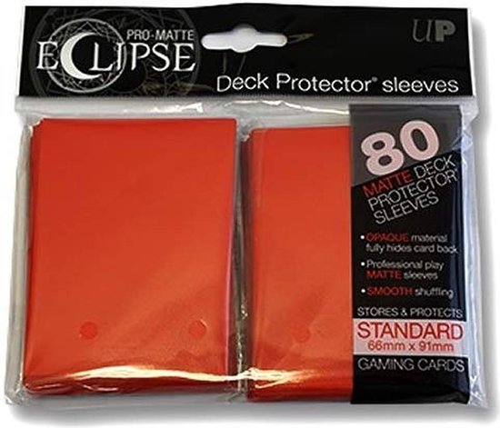Ultra-Pro, Eclipse Matte, Confezione da 60 Pezzi, Colore: Nero