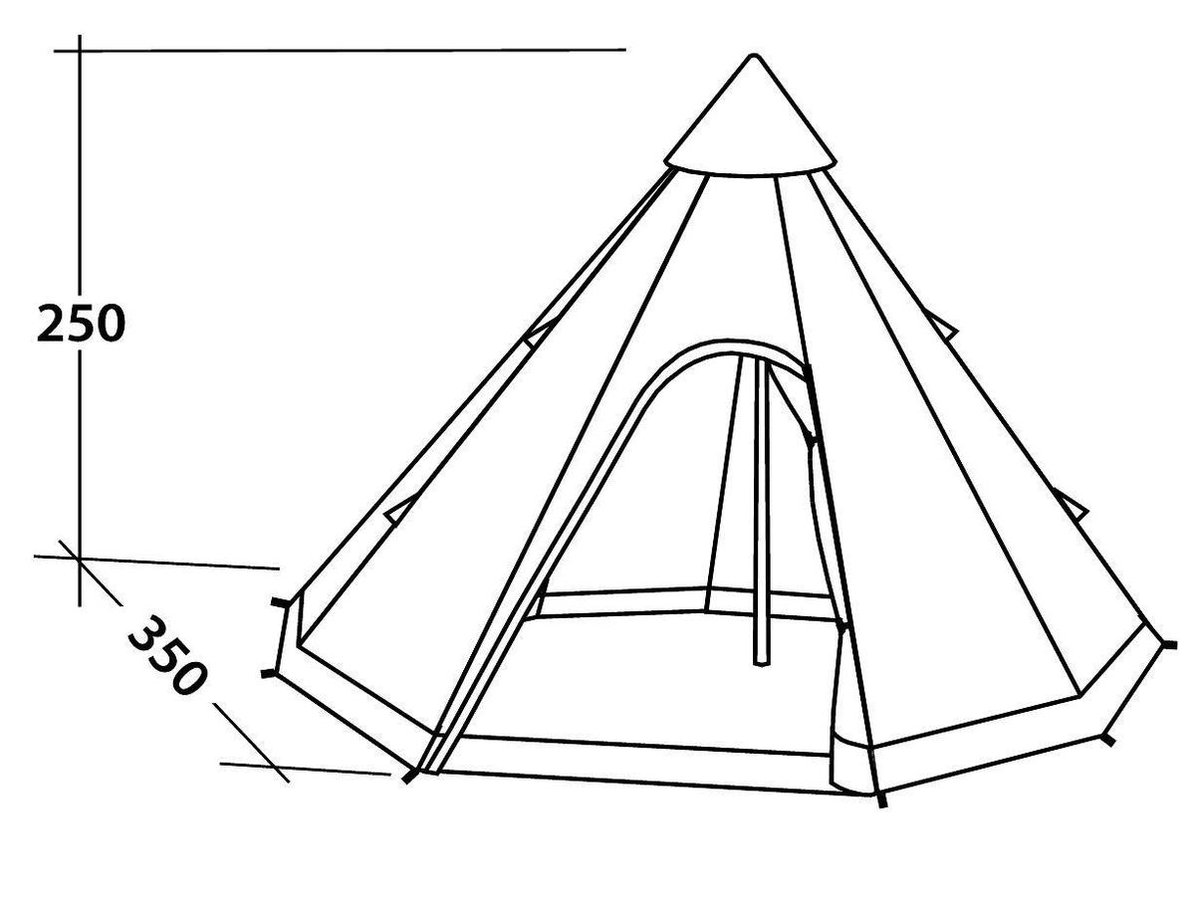 Field Base Tipi Tent | bol.com