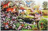 Legpuzzel - 1000 stukjes Garden Watch - The House of Puzzles