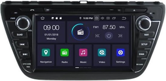 Suzuki Android 10.0 Navigatie voor Suzuki SX 4 en S-cross