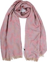 Sjaal Panter / Luipaard - 180x65 cm - Roze