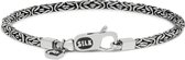 SILK Jewellery - Zilveren Armband - Connect - 151.21 - Maat 21,0