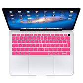 Siliconen Toetsenbord cover voor MacBook Air 13.3 inch model 2018 (A1932) - Raspberry Pink - NL indeling