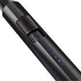 TFA-Dostmann 98.1122.01 Elektrische aansteker | USB oplaadbaar | Aansteker kaarsen | BBQ | Stormbestendig | Plasma aansteker | Accu – Zwart