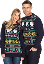 Foute Kersttrui "Ho, Ho, Ho!" - Lelijke Kersttrui - Grappige Kersttrui - Christmas Sweater Maat XXL