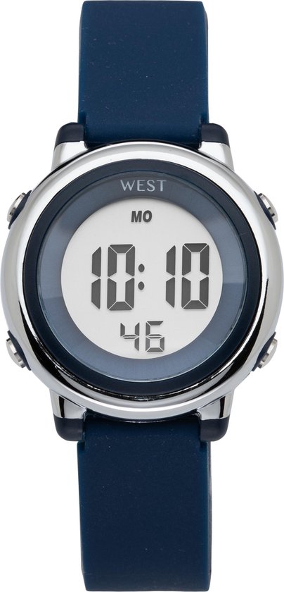 West Watches model Star Kinderhorloge LED meisjes digitaal – Ø 33 mm - Donker blauw