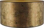 Lampenkap Cilinder - 50x50x25cm - Platinum messing - gouden binnenkant