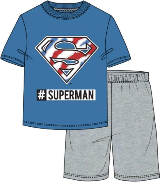 Pyjama Superman - manches courtes - taille 104/4 ans