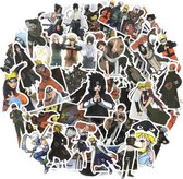 Naruto - Uzumaki - Anime - Manga - Stickers - Stickerset van 49 - Stickers voor laptop auto scooter fiets skateboard