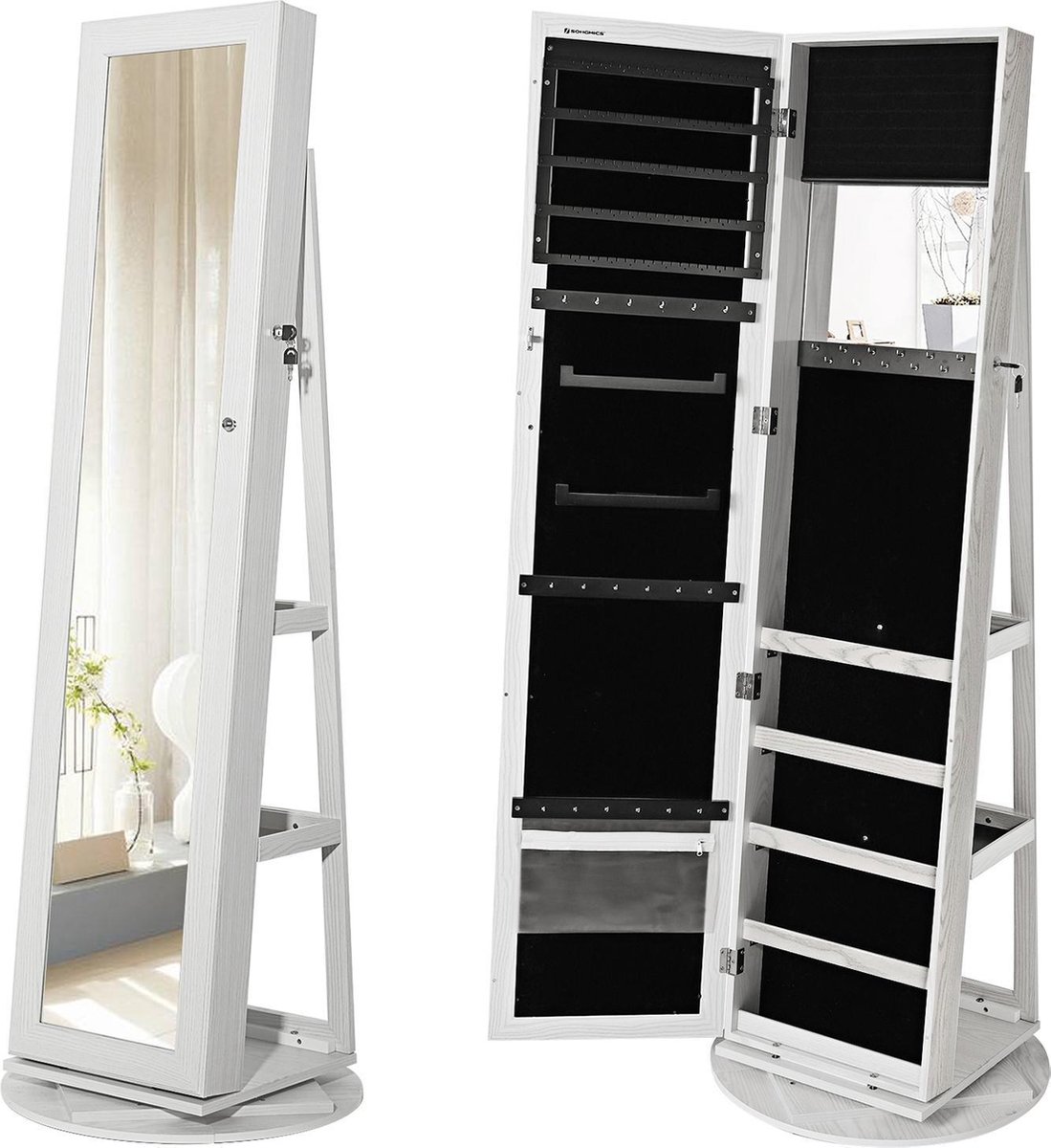 Vind sieraden spiegel kast in Woonaccessoires | Spiegels op