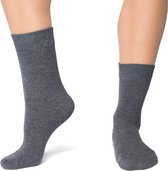 3 Paar Dames sokken grijs extra zacht Maat 39-42