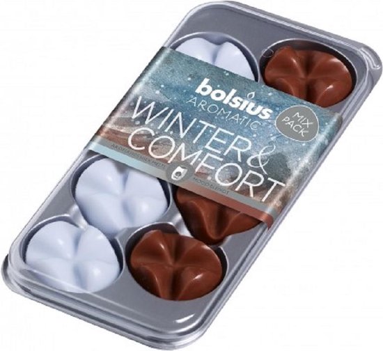 attribuut President balans Bolsius Wax Melts Winter & Comfort Mix Pack | bol.com