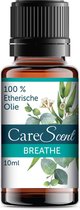 CareScent Breathe Etherische Olie Blend | Eucalyptus Olie + Ravensara Olie + Peppermunt Olie | Geurolie | Aromatherapie | Aroma Diffuser Olie | Essentiële Olie - 10ml