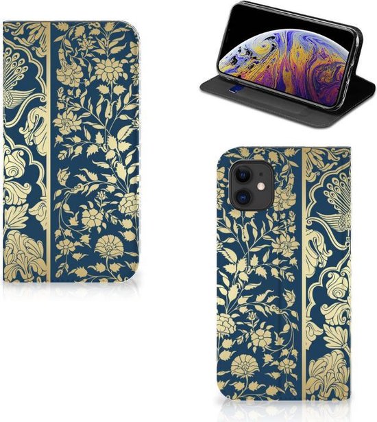 iPhone 11 Smart Cover Golden Flowers