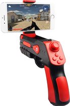 Augmented reality gun blaster zwart/rood - voor IOS/Android