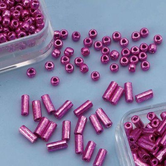 Perles De Rocaille Fuchsia - Lot Neuf Pour Créations Bijoux, DIY - Sans Marque