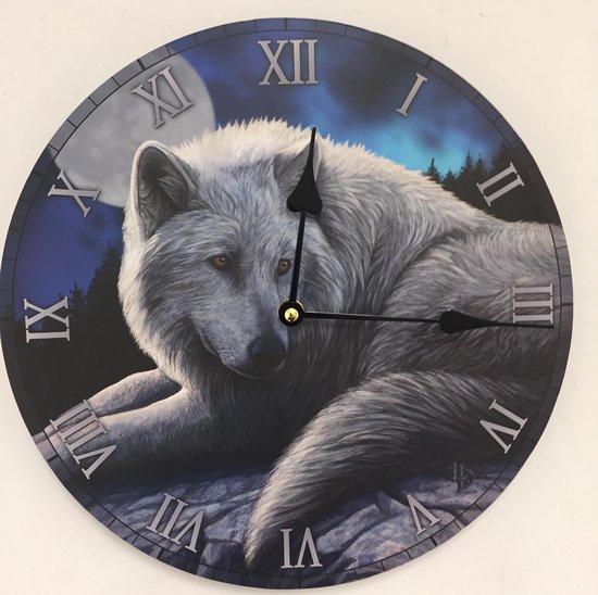 Horloge murale pour enfants avec des loups | bol.com
