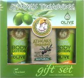 Pharmaid Athenas Treasures Cadeauset 25|Body Lotions Natural | Exotic Fruits 60ml | olijolie zeep 100gr | Cadeau Skincare