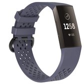 watchbands-shop.nl Siliconen bandje - Fitbit Charge 3 - Lila - Small