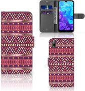 Huawei Y5 (2019) Telefoon Hoesje Aztec Purple
