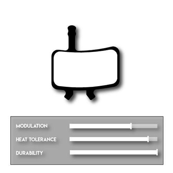 Plaquettes de frein en métal Prodisc pour Avid Juicy 3-5-7 et Avid BB7