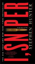 Boekcover van "I, Sniper" met grote rode letters en een kogel.