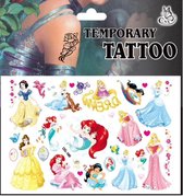 Disney prinses kinder tattoo - Prinsessen - Water overdraagbare tijdelijke tattoos