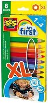 My First kleurpotloden XL - 1 tot 4 jaar - Kleurpotloden Kinderen - Kleurpotloden