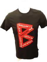 BALLIN t-shirt zwart maat M