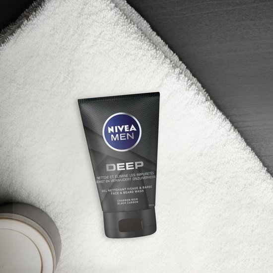 NIVEA MEN Deep Reinigingsgel - Face Wash - 100 ml | bol
