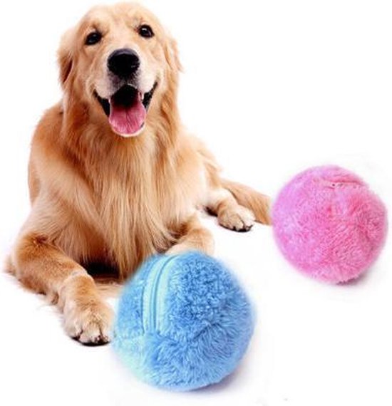 Fluffy roller Zelf rollende bal Rollende speelbal Magic roller Honden speelbal... bol
