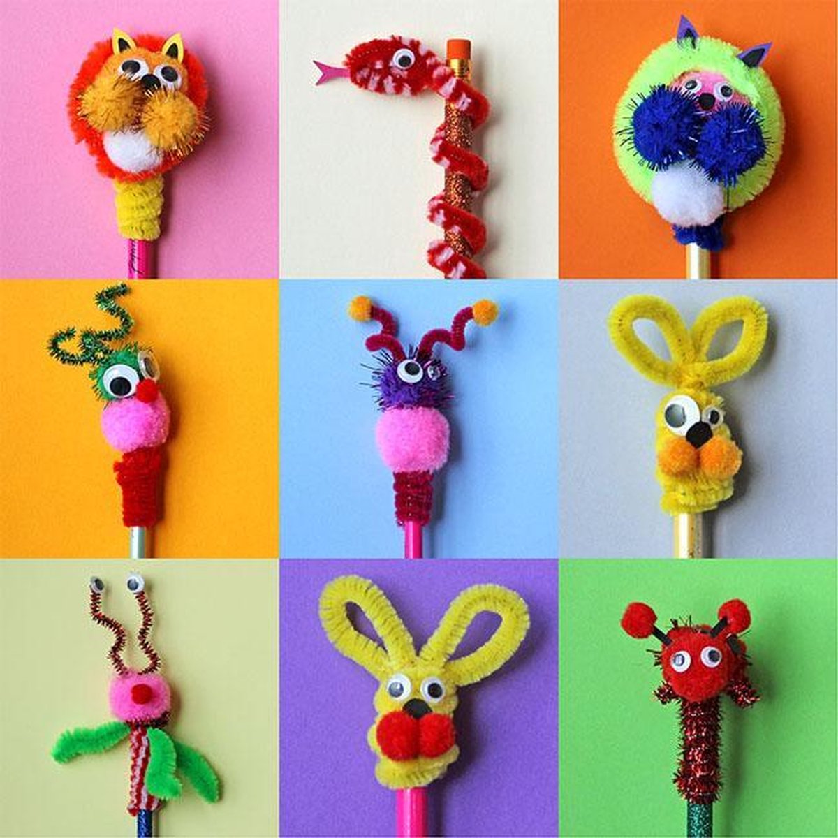 Lot De 100 Cure-pipes Colorés – 30 Cm, Souples, Pour Bricolage Enfants Et Décorations