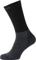 Odlo Socks long CERAMIWARM Black/Odlo Graphite Grey - Maat 42/44