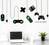 Sticker Muursticker Gamer Joystick / Controller Boy's Room