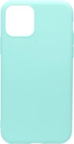 ADEL Siliconen Back Cover Softcase Hoesje Geschikt voor iPhone 11 - Groenblauw