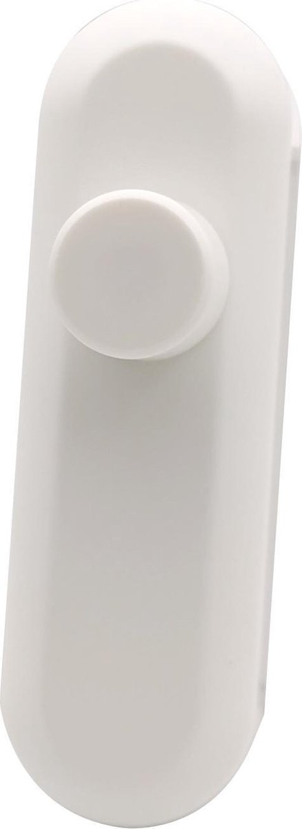 EcoDim - LED Snoerdimmer - ECO-DIM.08 - Fase Afsnijding RC - Enkel Knop - 0-50W - Wit